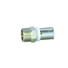 Press Fitting in Brass for Multilayer Pipe -Straight Male Connector